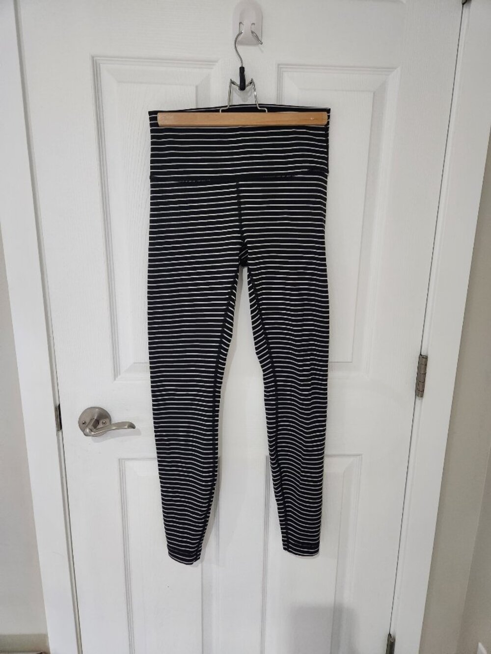 Striped lululemon leggings - size 8